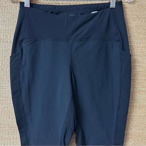 Title Nine Hybrid Hiking Leggings Womens Medium Black Nylon - Picture 2 of 14